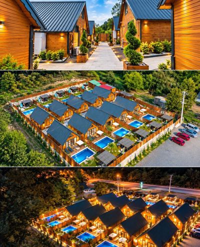 SAPANCA'DA DOĞAYLA İÇİÇE LÜKS 10 BUNGALOVLU YATIRIMA HAZIR TESİS — fotoğraf 4
