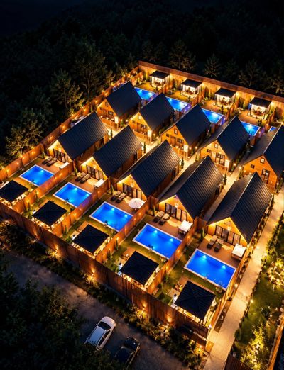 SAPANCA'DA DOĞAYLA İÇİÇE LÜKS 10 BUNGALOVLU YATIRIMA HAZIR TESİS — fotoğraf 6